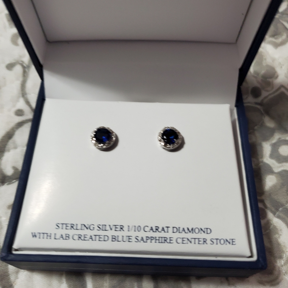 Sapphire earrings
